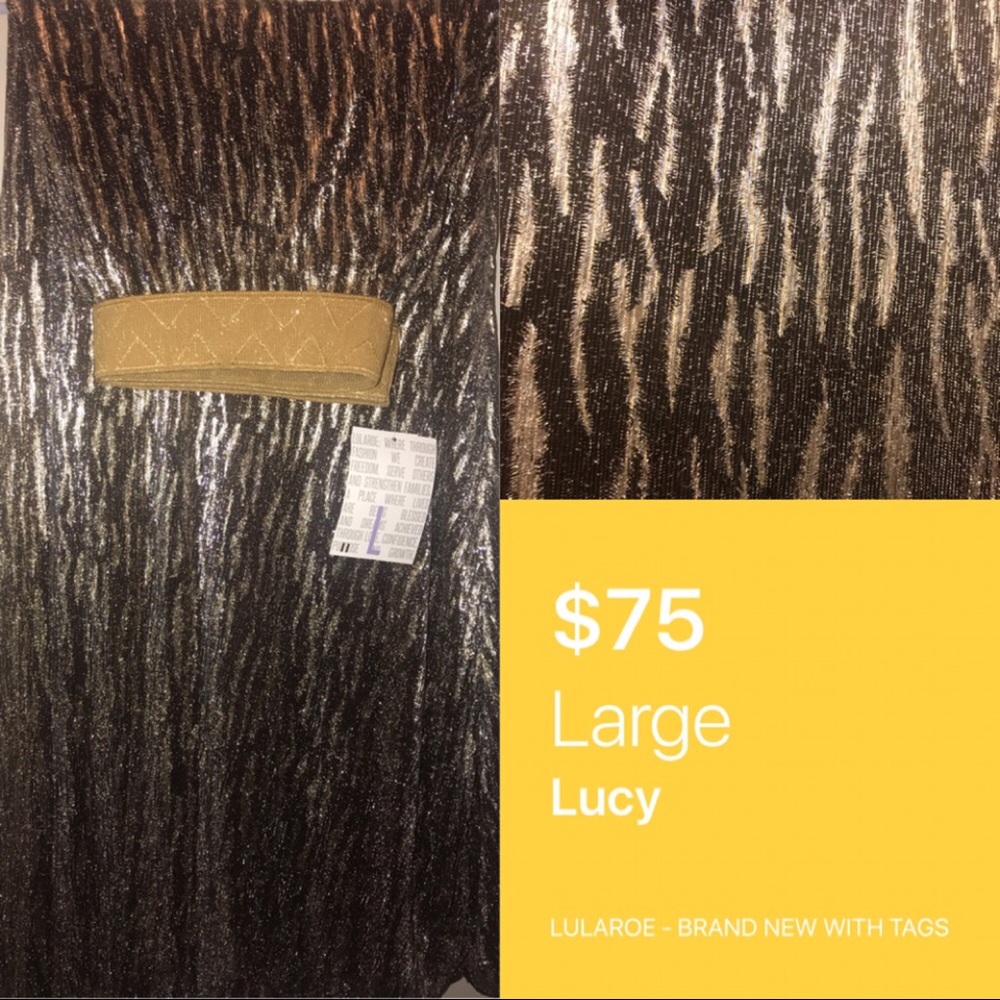 🆕 #17 LuLaRoe Large Elegant Lucy Maxi Skirt - NWT